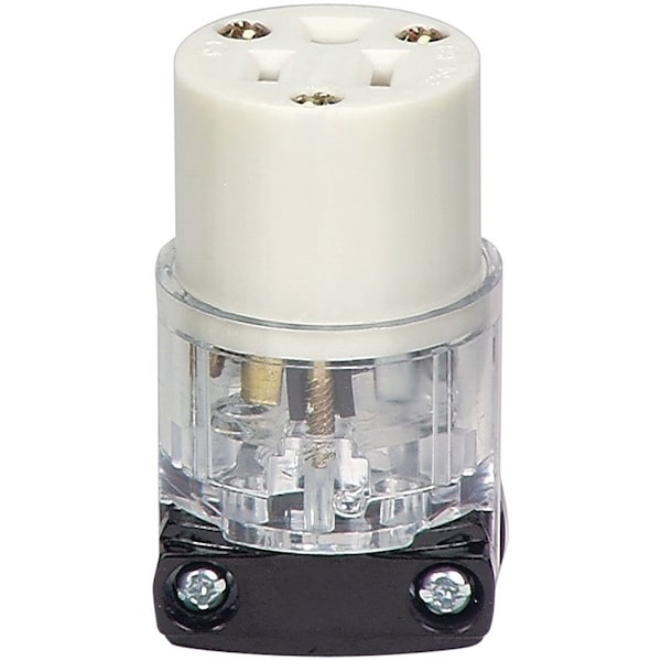 Eaton Wiring Devices WD8269 Electrical Connector, 2 -Pole, 15 A, 125 V, NEMA: NEMA 5-15, Clear - 8269