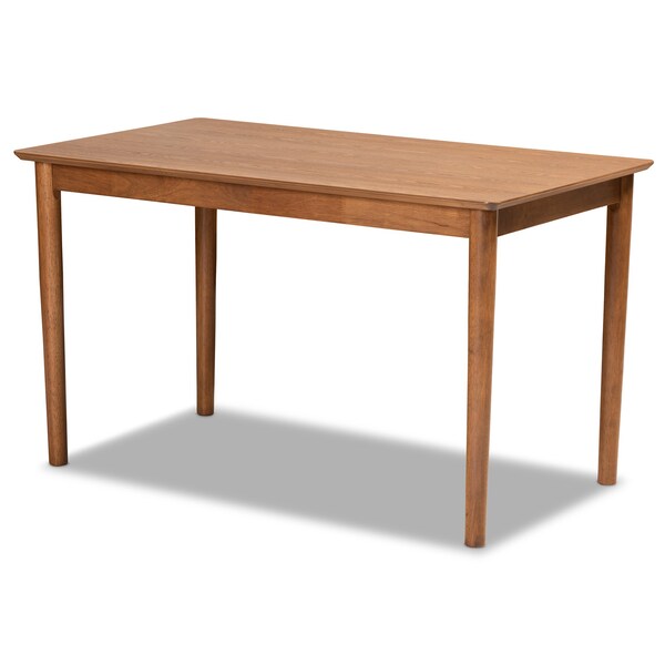 Baxton Studio Dining Nook, 47.25 W, 27.75 H, Wood, Grey/Walnut Brown - 214-11699-9305-ZORO