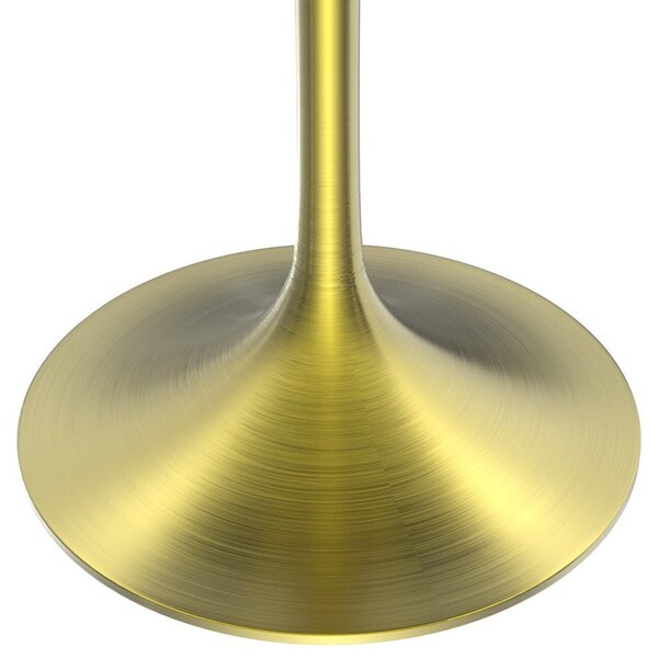 Leisuremod Round 35.43 in W, 29.34 in L, Sintered Stone/Stainless Steel, Grey - VT20BG-36GRS