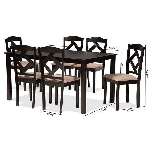 Baxton Studio 59.06 W X 35.43 L X 29.13 H - 193-8027-10519-ZORO