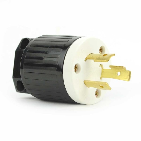 Superior Electric Twist Lock Electrical Plug 3 Wire, 20 Amps, 250V, NEMA L6-20P - YGA023