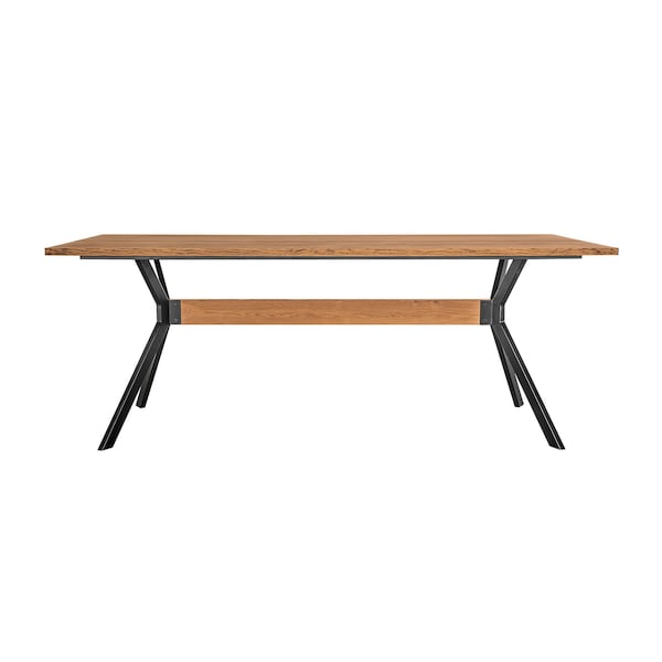 Armen Living Nevada Rustic 2 piece set with Dining Table and Sideboard in Balsamico - SETNVDIBAL2A