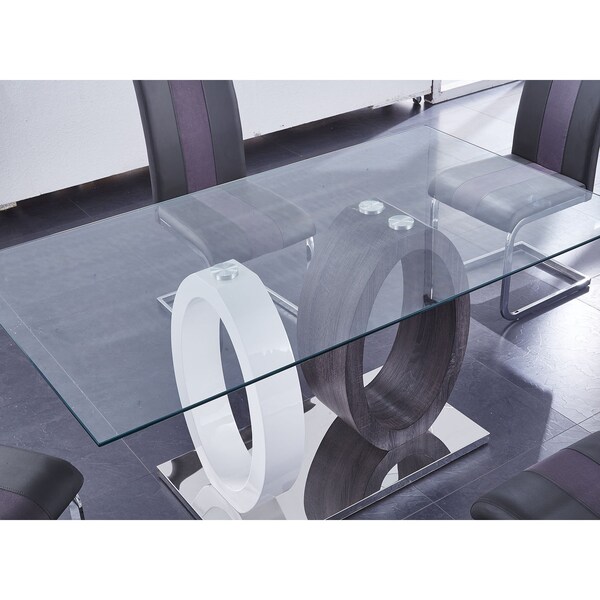 Global Furniture Usa Contemporary  D1628Dt + D915Dc Black - 2797