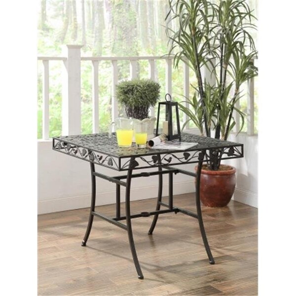 4D Concepts 4D Concepts 120260 Ivy League SQ Dining Table; Mesa Brown - 120260