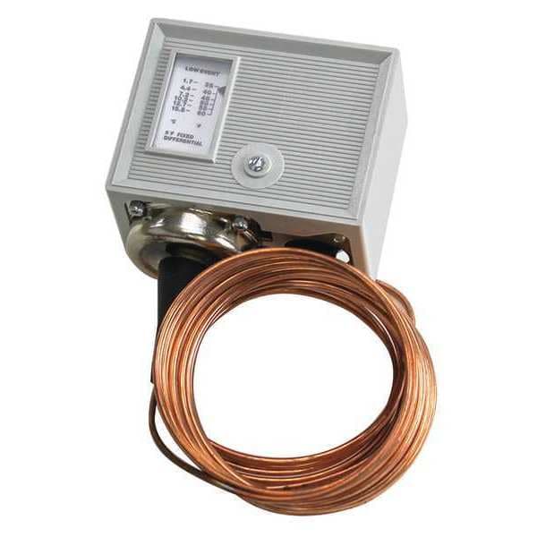 Schneider Electric Freezestat, 34-60 Deg F, 20 ft. Capilliary - TC-5241