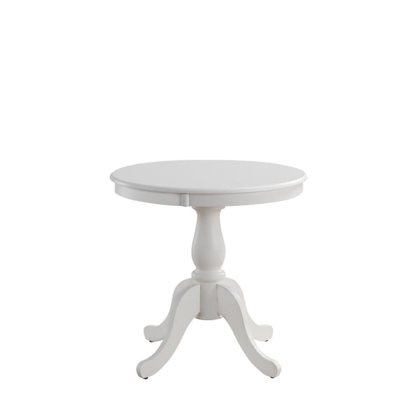 Carolina Chair & Table Carolina Chair  30 in. Fairview Round Pedestal Dining Table, White - 3030T-PW