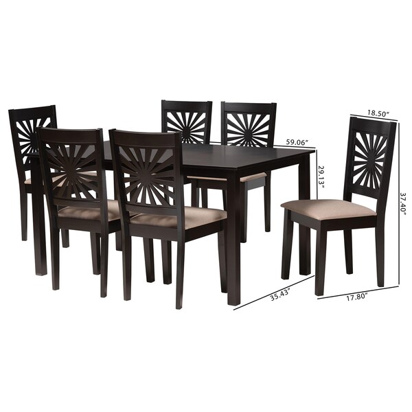 Baxton Studio 59.06" W X 29.13" L X 35.43" H - 231-13180-10519-ZORO