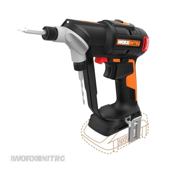 Worx 20V Brushless Switchdriver 2.0 2-in-1 Cordless Drill and Driver, Tool Only - WX177L.9