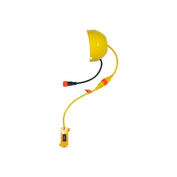 Hunter Fan Co. Jan Fan Jan Fan End Dome w/ 2 Speed Drop Cord Switch, Yellow - JF-DCS