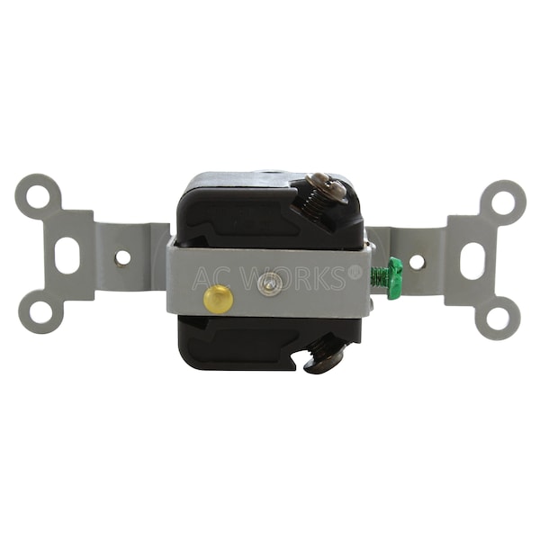 Ac Works NEMA L6-15R 15A 250V Flush Mount Locking Industrial Grade Receptacle - FML615R