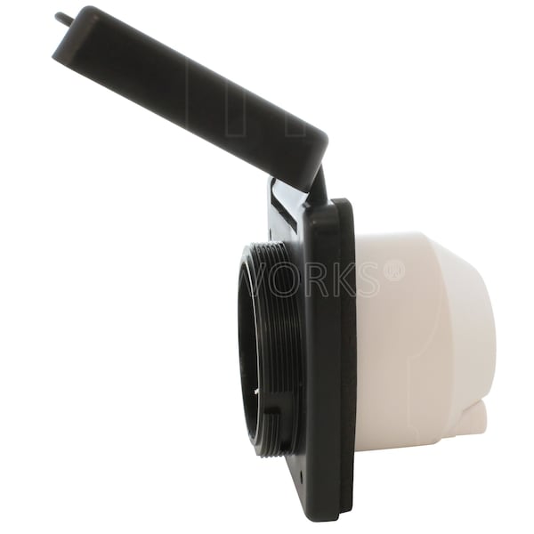 Ac Works 30A 125V L5-30P RV/Marine Power Input Inlet in Black With Cover - RVINL530-BK