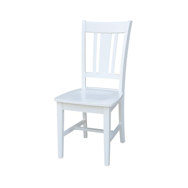 International Concepts 42 in. Dual Drop Leaf Table with 2 Splat Back Dining Chairs - 3 Piece Dining Set - K02-42DP-C08-10P