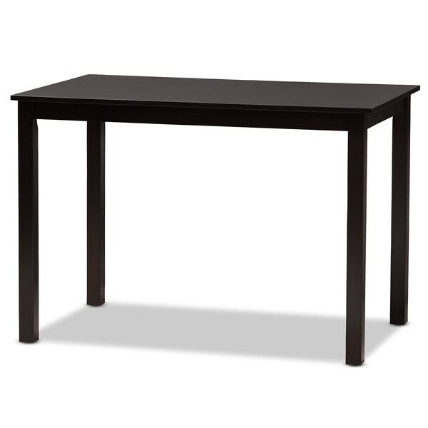 Baxton Studio Luisa Modern and Contemporary Two-Tone Dark Brown and Walnut Brown Finished Wood 5-Piece Dining Set - 178-11384-8026-ZORO