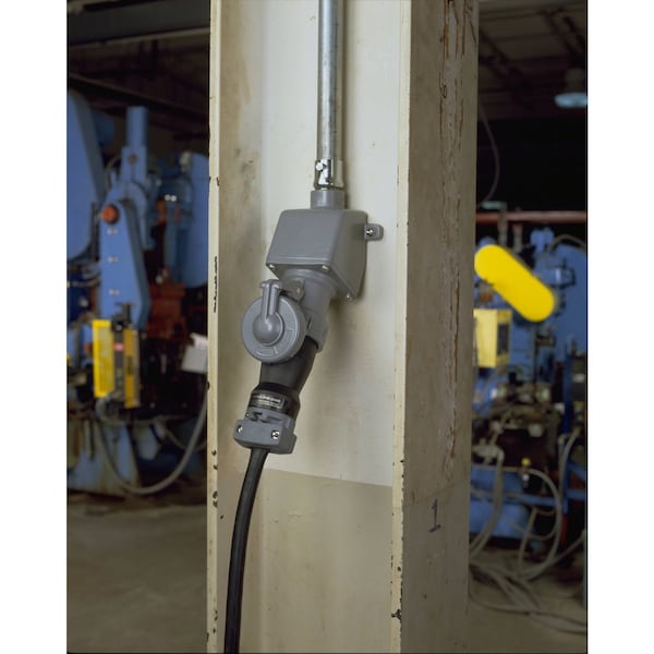 Hubbell Pin and Sleeve Receptacle, 30A, 600VAC - HBL430RS2W