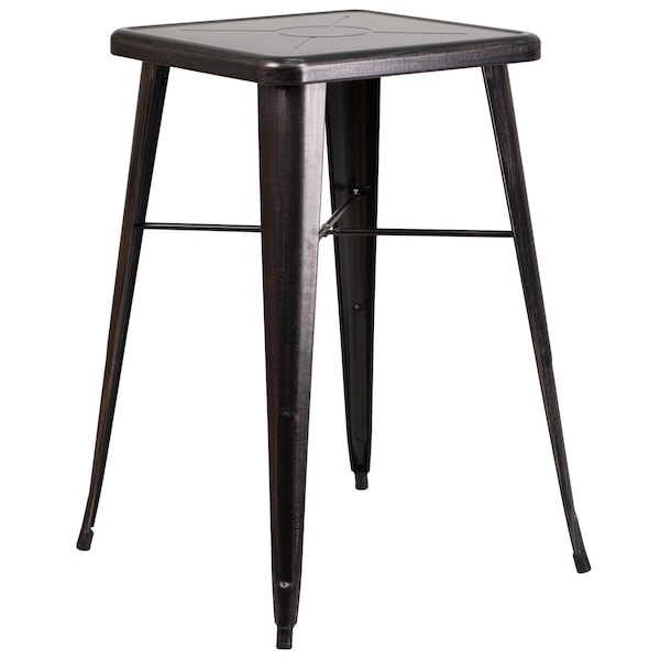 Flash Furniture Antique Metal Bar Set, 23.75SQ - CH-31330B-2-30GB-BQ-GG