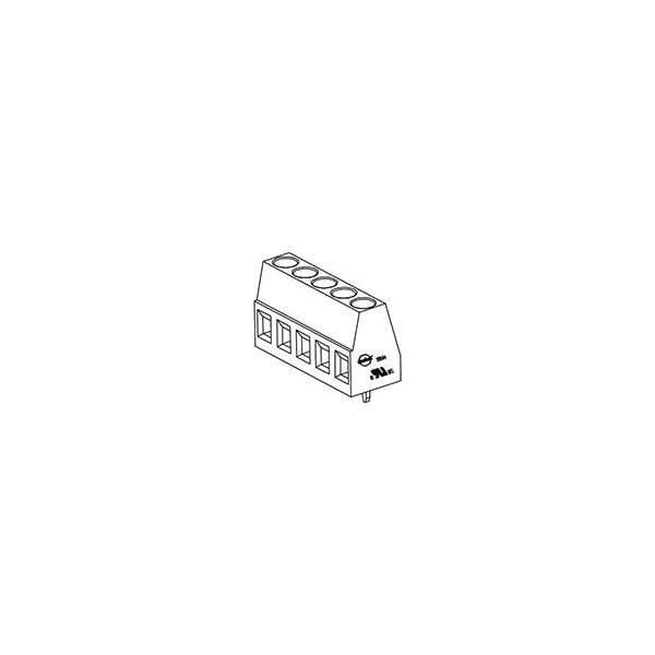 Molex 5.08Mm Euroblock Pc Vert Blk 7Ckt - 395443007