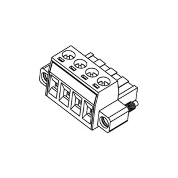 Molex Pluggable Terminal Blocks 5.0Mm Euro Plug Ra M Plug Ra Me Blk 4Ckt - 395240004