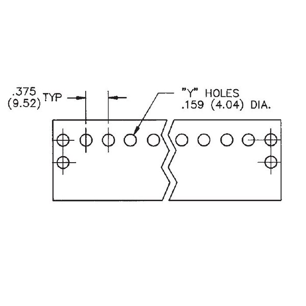 Connectivity Solutions Barrier Strip Terminal Block, 15A, 2 Row(S), 1 Deck(S) - MS-13-140-Y