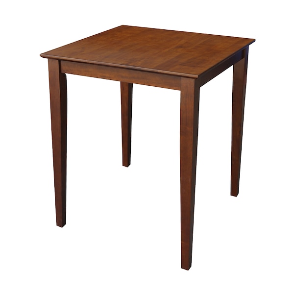 International Concepts Square Solid Wood Top Table, Espresso, 30 in W, 30 in L, 36 in H, Wood, Espresso - K581-3030-36S
