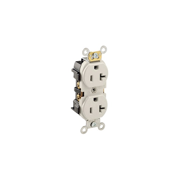 Leviton Electrical Receptacles Sm Dup Rec 15A -125V-Back Lt Almond - 5352-T