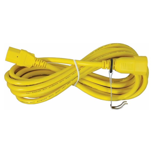 Tpi Max Duty Fan Head Extension Cord, 12 Ft., Yellow, For Drop Down Switch - RS12-EC