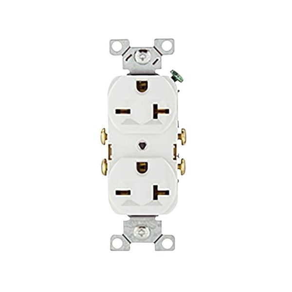 Eaton Wiring Devices RECEPTACLE DPX COMM WHITE 20A - 815W-BOX