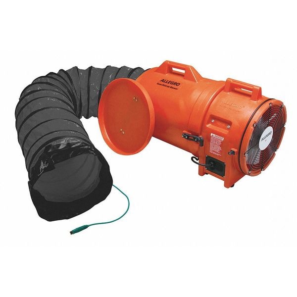 Allegro Industries EX Plastic Blower, 25ft. Ducting, 12" - 9548-25
