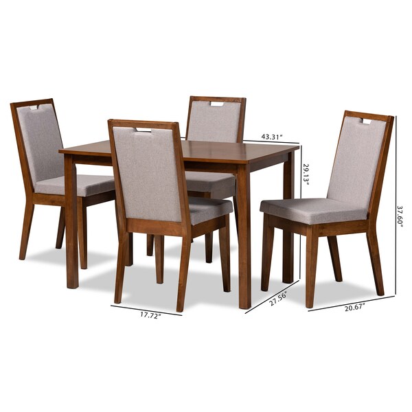 Baxton Studio 43.31 W X 27.56 L X 29.13 H - 195-12143-8959-ZORO