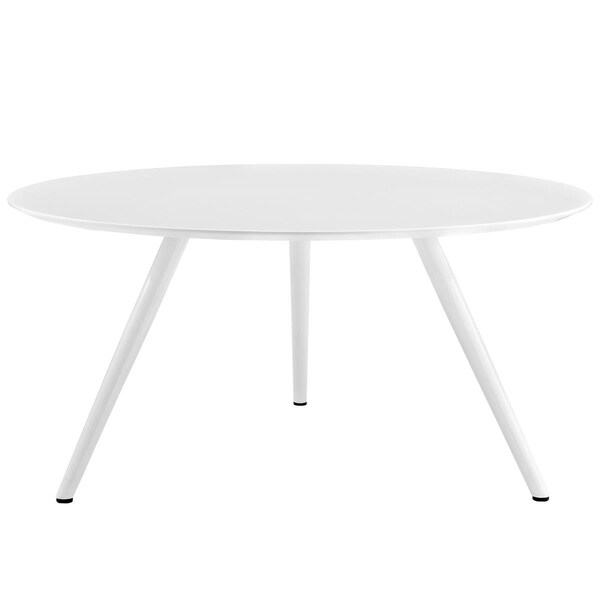 Modway Furniture Modway  60 in. Lippa Round Wood Top Dining Table with Tripod Base, White - EEI-2525-WHI