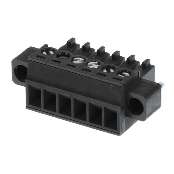 Molex Pluggable Terminal Blocks Euro 3.5Mm 6 Circuit Hor Plug W/ Screws - 395040006