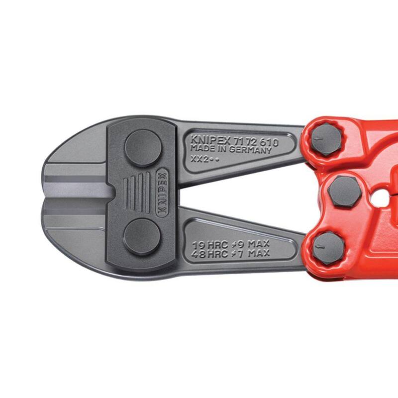 KNIPEX 24 in. Large Bolt and Concrete Mesh Cutters with Multi-Component Comfort Grip, 48 HRC Forged Steel - 71 72 610