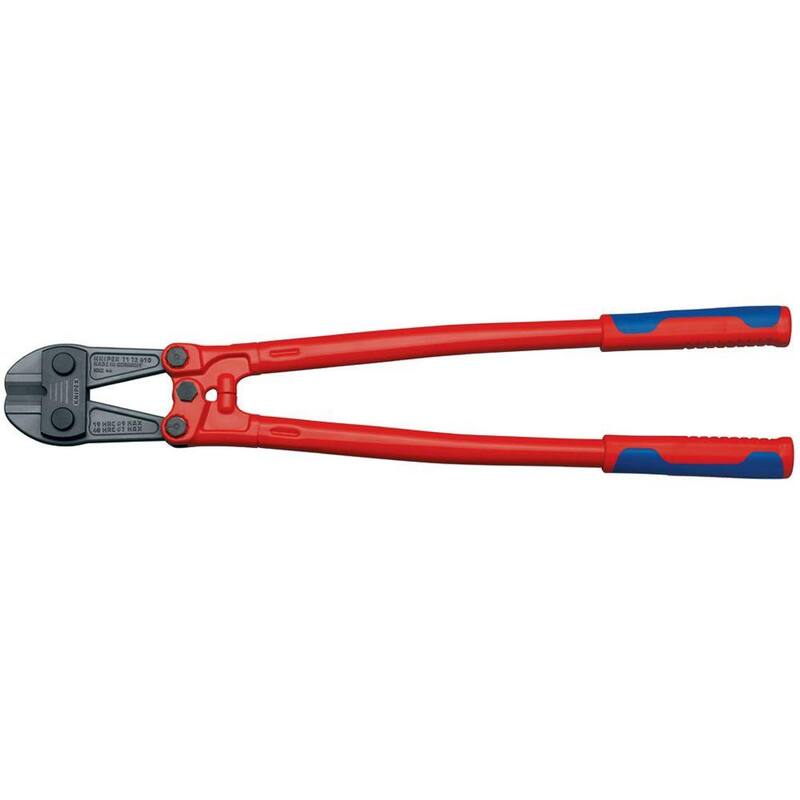 KNIPEX 24 in. Large Bolt and Concrete Mesh Cutters with Multi-Component Comfort Grip, 48 HRC Forged Steel - 71 72 610