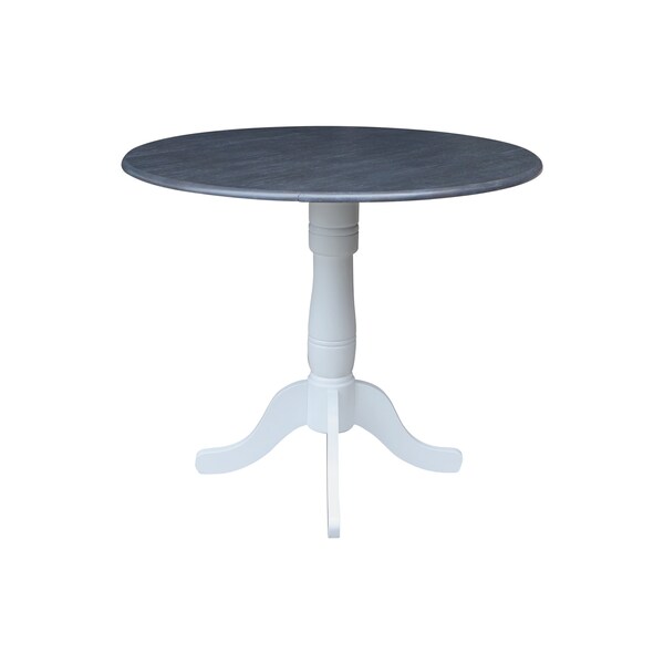 Whitewood Industries Extension Dining Tables, 45 in L, 38 in H, Parawood - K05-42DPT-6B