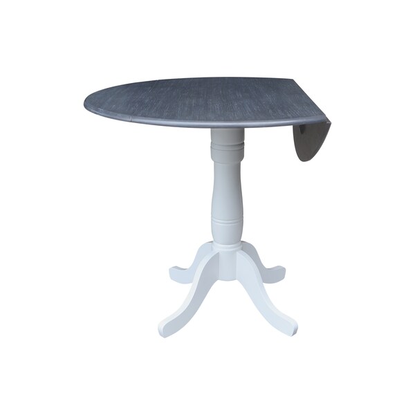 Whitewood Industries Extension Dining Tables, 45 in L, 38 in H, Parawood - K05-42DPT-6B