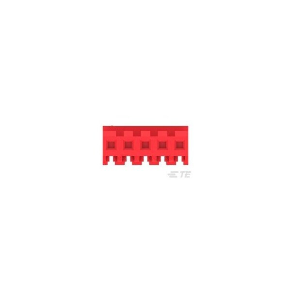 Te Connectivity Headers & Wire Housings Closed W/O Tabs 5P L.R. Red 22 Awg - 3-640428-5
