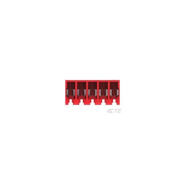 Te Connectivity Headers & Wire Housings Closed W/O Tabs 5P L.R. Red 22 Awg - 3-640428-5