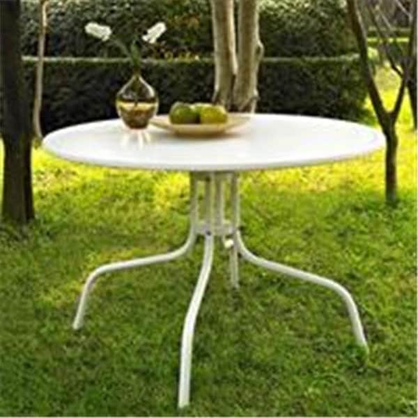 Classic Accessories Crosley Furniture  Griffith Metal 40 in. Dining Table in White Finish - VE96679