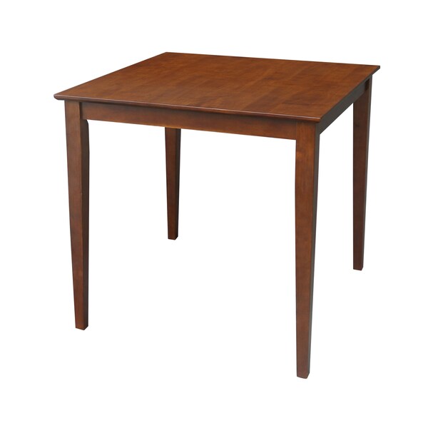 International Concepts Round Solid Wood Top Table, Espresso, 36 in W, 36 in L, 36 in H, Wood, Espresso - K581-3636-36S