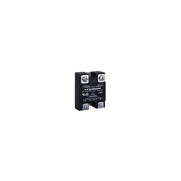 Relevadores de Estado Sólido Crydom - Relevador SSR de Montaje Industrial, Montaje en Panel, IP00, 530Vac/50A, LVac de Entrada, Cero - HA4850EF