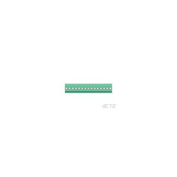 Te Connectivity Str Plug  3.5mm  Green  RH  14 posn - 1-1986370-5