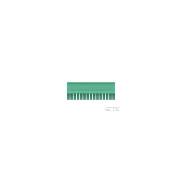 Te Connectivity Str Plug  3.5mm  Green  RH  14 posn - 1-1986370-5