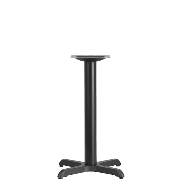 Flash Furniture Restaurant Table X-Base with 3" Dia. Tab, 22" W, 22" L, 28.5" H - XU-T2222-GG