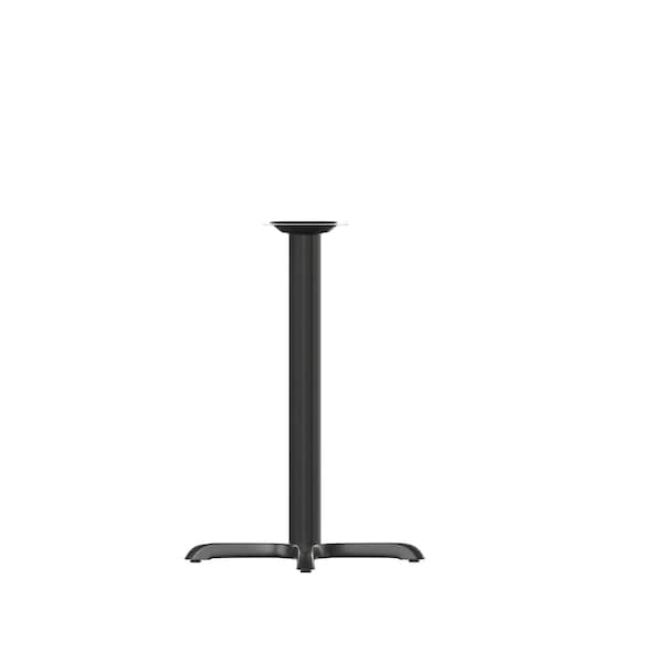Flash Furniture Restaurant Table X-Base with 3" Dia. Tab, 22" W, 22" L, 28.5" H - XU-T2222-GG