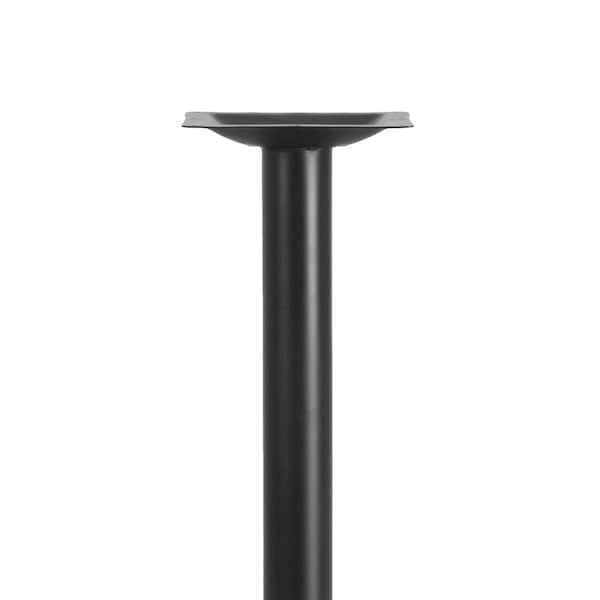 Flash Furniture Restaurant Table X-Base with 3" Dia. Tab, 22" W, 22" L, 28.5" H - XU-T2222-GG