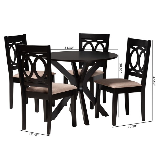 Baxton Studio 34.3" W X 30" L X 34.3" H - 226-9399-10892-ZORO