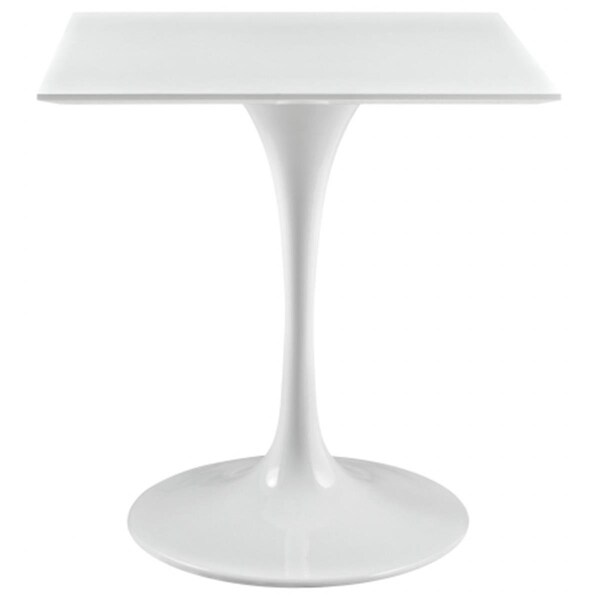 East End Imports Lippa 28 in. Wood Top Dining Table, White - EEI-1123-WHI