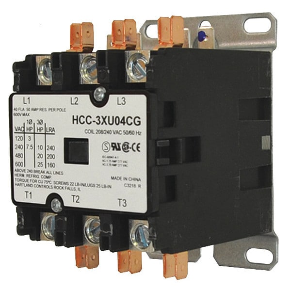Fostoria Contactor 240V 50A, 3P, FES - 58027038