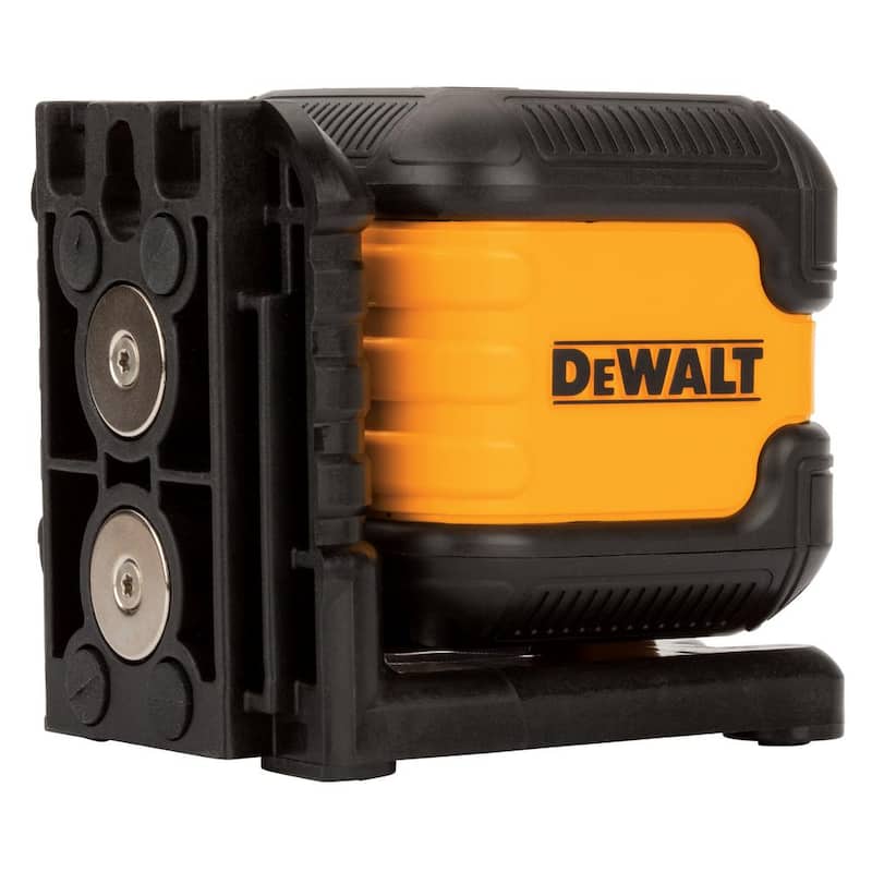 DEWALT 55 ft. Green Self-Leveling Cross Line Laser Level with (2) AA Batteries & Case - DW08802CG