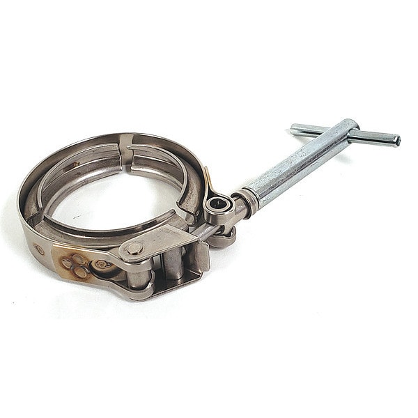 Detroit Flex Defense V-Band Clamp with T-Handle, 2 in. dia., SS - 4560-200S-T
