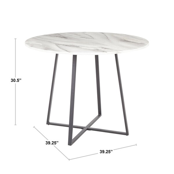Lumisource Cosmo Dining Table in Chrome and Clear Tempered Glass Top - DT-COSMO2 GL